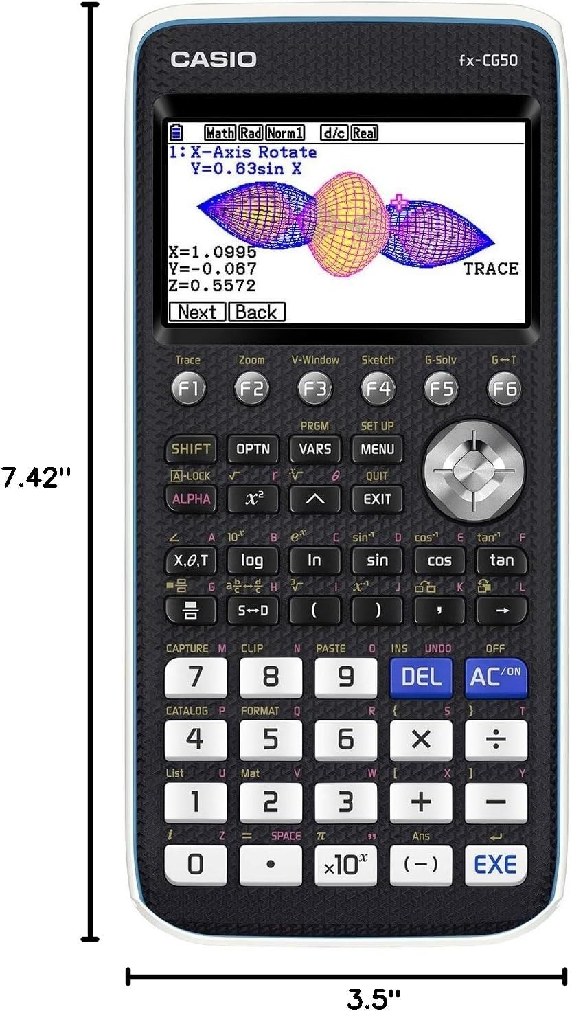 image:imageCASIO PRIZM FXCG50 Color Graphing CalculatorFXCG50LIH