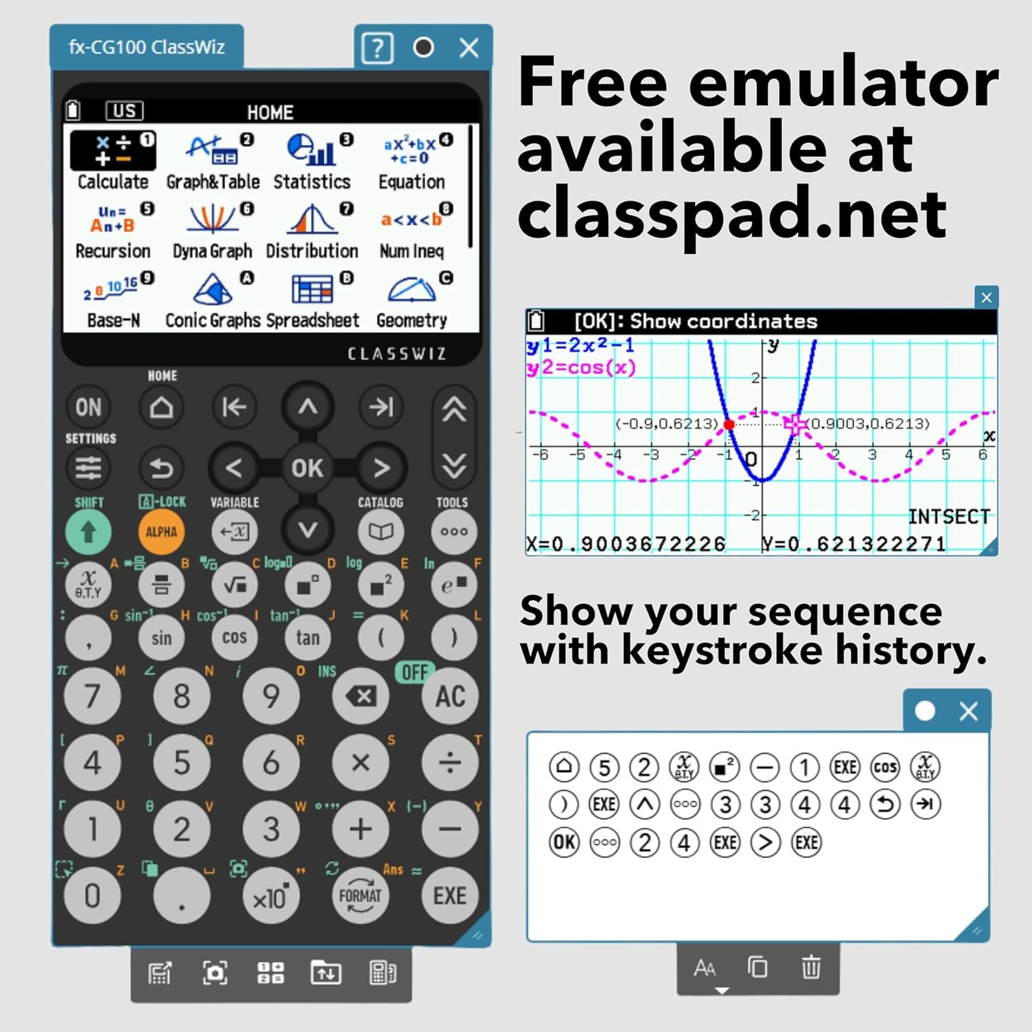 image:imageCASIO PRIZM FXCG50 Color Graphing Calculatorfxcg100