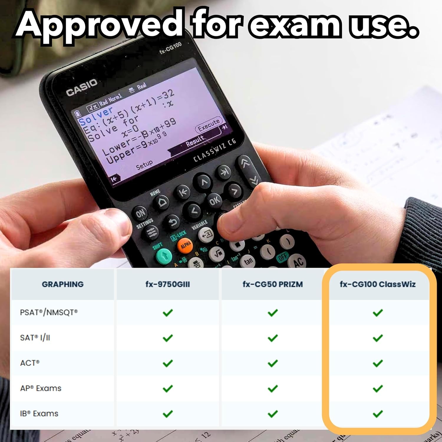 image:imageCASIO PRIZM FXCG50 Color Graphing Calculatorfxcg100