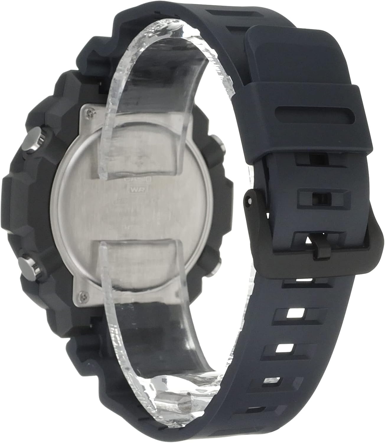 image:imageCasio AEQ120W Series Mens AnalogDigital Watch 100M Water Resistance Multi Alarms 100 SEC Stopwatch Countdown Timer World Map for World Time LED Light LC Display 10 Yr BattBlack
