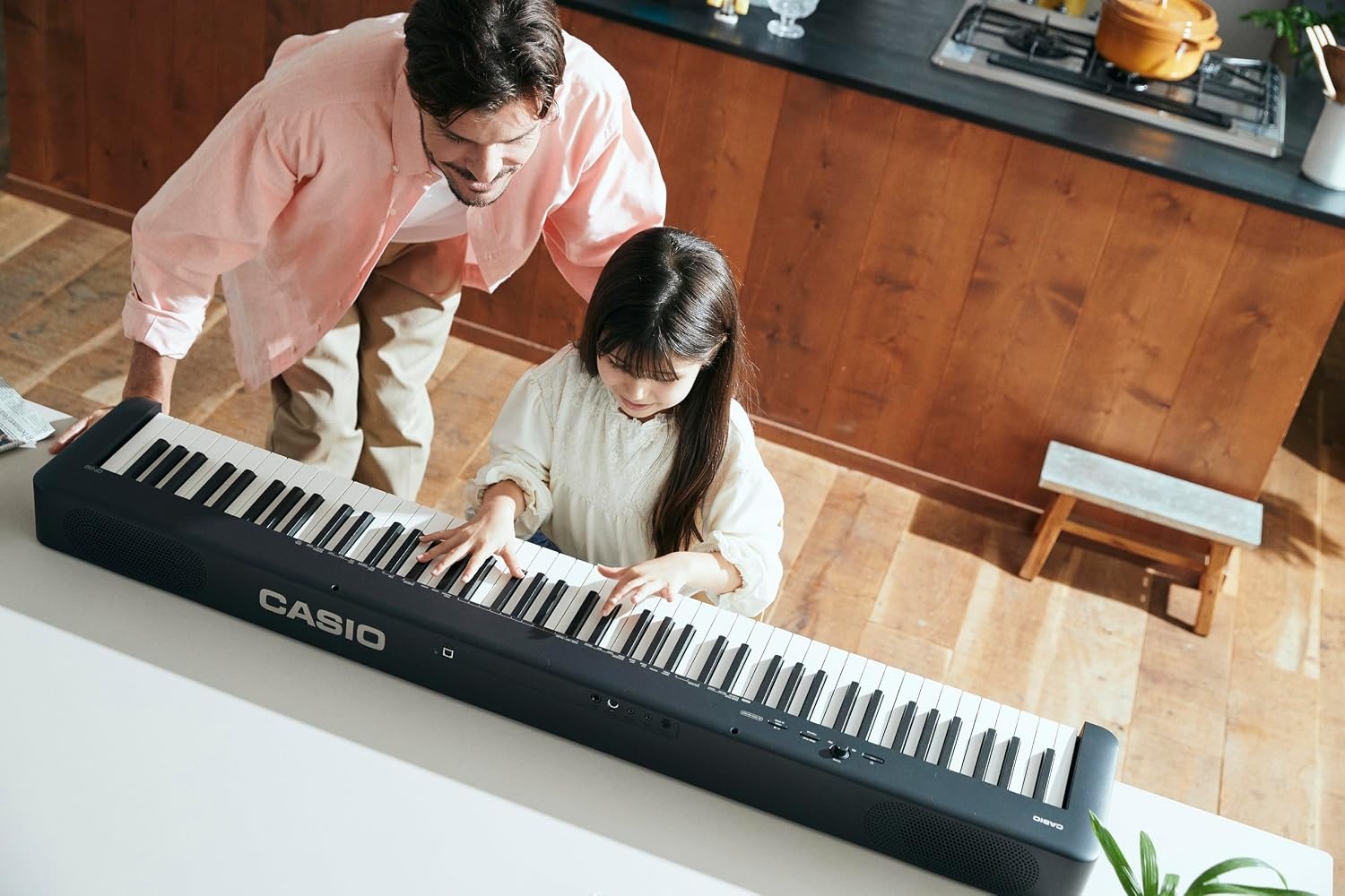 image:imageCasio CDPS160 88Key Weighted Digital Piano with Scaled Hammer Action Keyboard Duet Mode for Students Realistic Feel Slim amp Portable BuiltIn Tones Effects USBMIDI Speakers RedBlack