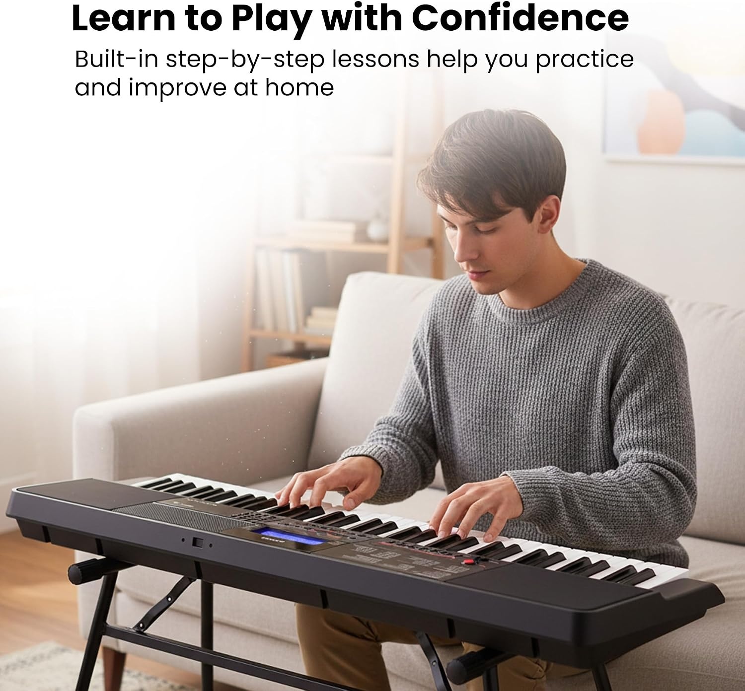 image:imageCasio CTX700 Portable 61Key Keyboard 600 Tones 195 Rhythms and AiX Sound Engine Perfect for Any MusicianPremium Pack