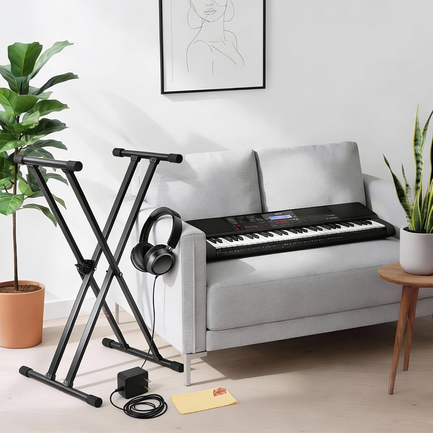 image:imageCasio CTX700 Portable 61Key Keyboard 600 Tones 195 Rhythms and AiX Sound Engine Perfect for Any MusicianPremium Pack