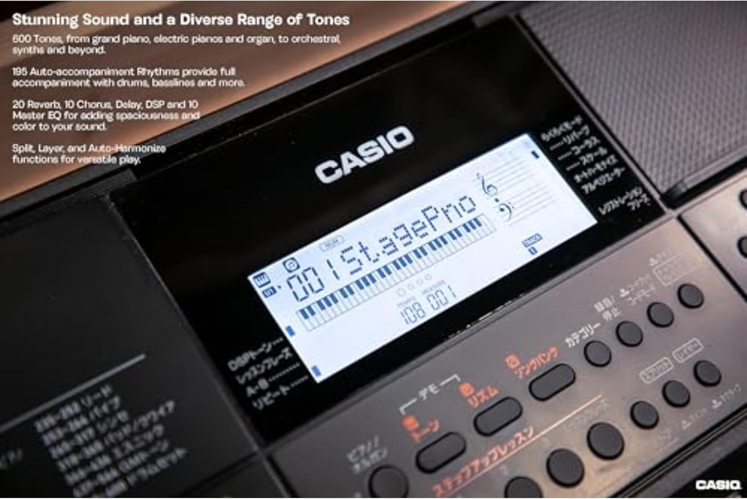 image:imageCasio CTX700 Portable 61Key Keyboard 600 Tones 195 Rhythms and AiX Sound Engine Perfect for Any MusicianStandalone Keyboard
