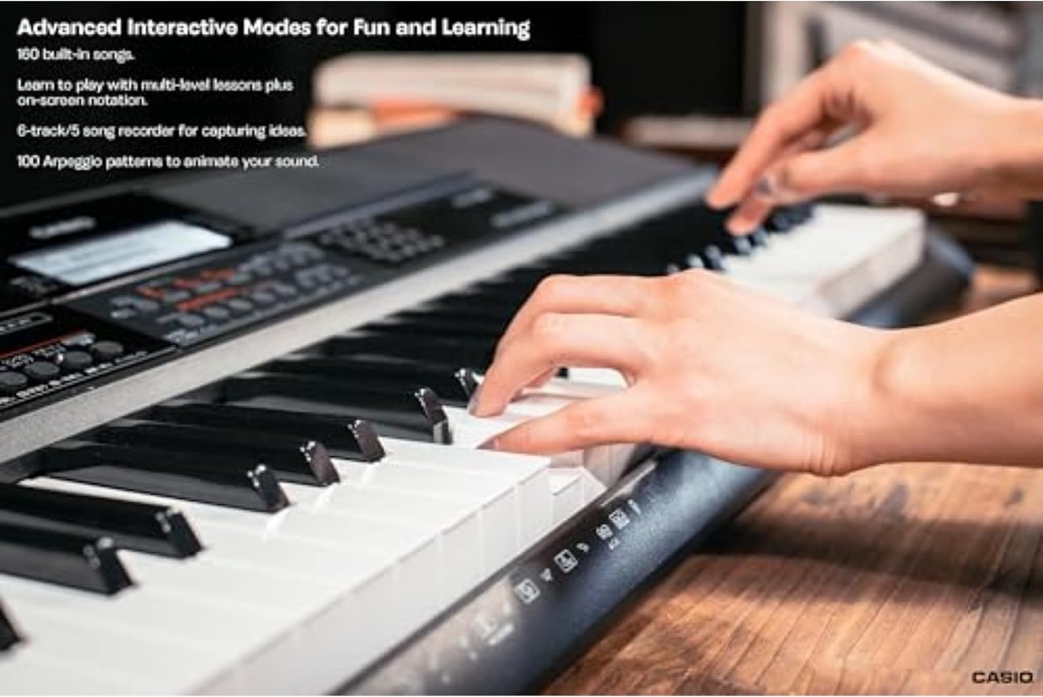 image:imageCasio CTX700 Portable 61Key Keyboard 600 Tones 195 Rhythms and AiX Sound Engine Perfect for Any MusicianStandalone Keyboard