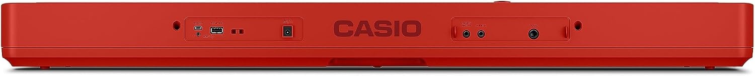 image:imageCasio Casiotone CTS1 61Key TouchSensitive Retro Keyboard Sleek Portable Design for Beginners to Pros Stereo Grand Piano 60 AiX Tones USBMIDI Connectivity RedRed