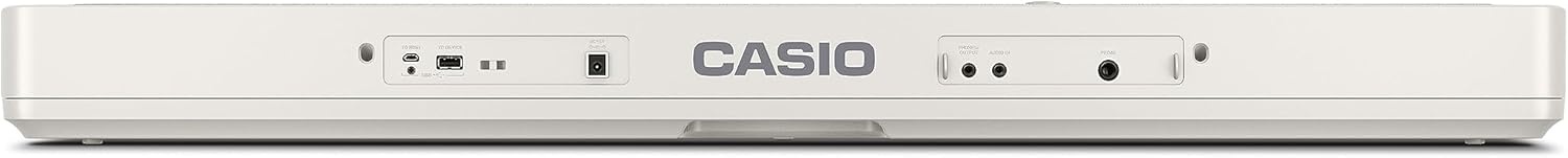 image:imageCasio Casiotone CTS1 61Key TouchSensitive Retro Keyboard Sleek Portable Design for Beginners to Pros Stereo Grand Piano 60 AiX Tones USBMIDI Connectivity RedSilver