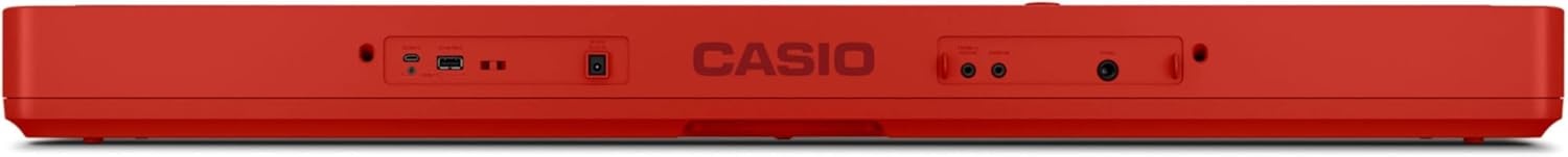 image:imageCasio Casiotone CTS1 61Key TouchSensitive Retro Keyboard Sleek Portable Design for Beginners to Pros Stereo Grand Piano 60 AiX Tones USBMIDI Connectivity RedRed