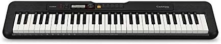 image:imageCasio Casiotone CTS200RD 61Key Portable Keyboard for Beginners 400 Tones 77 Rhythms LCD Display Dance Music Mode USBMIDI Stereo Speakers Includes Power Supply amp Music Rest RedBlack