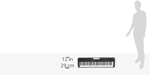 image:imageCasio Casiotone CTS300 Portable Keyboard TouchSensitive 400 Tones 77 Rhythms amp Pitch Bend Ideal for Music Creation Anytime AnywhereKeyboard Only