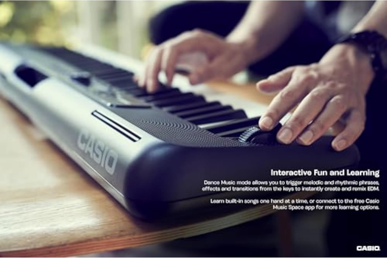 image:imageCasio Casiotone CTS300 Portable Keyboard TouchSensitive 400 Tones 77 Rhythms amp Pitch Bend Ideal for Music Creation Anytime AnywhereKeyboard Only