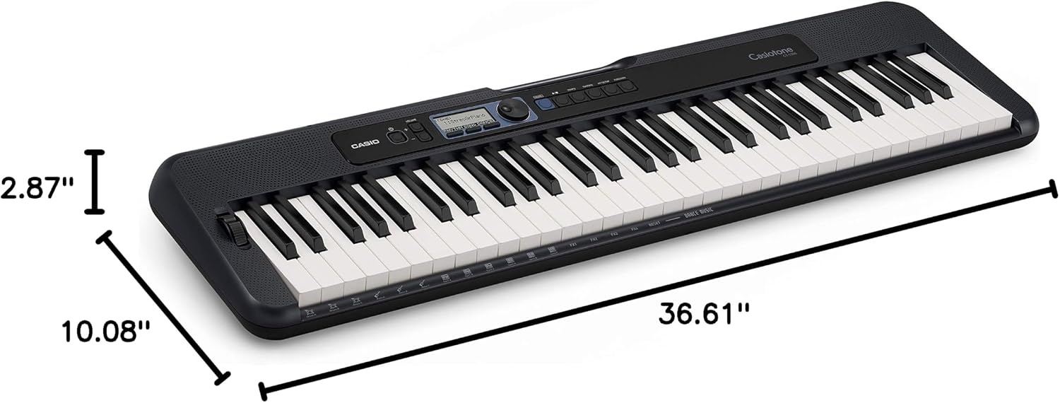 image:imageCasio Casiotone CTS300 Portable Keyboard TouchSensitive 400 Tones 77 Rhythms amp Pitch Bend Ideal for Music Creation Anytime AnywherePremium Pack