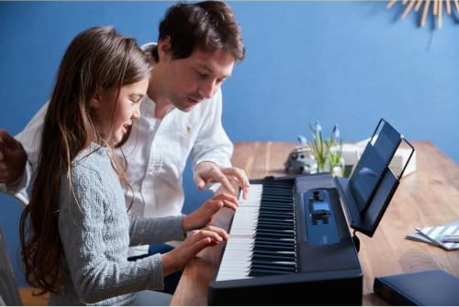 image:imageCasio Casiotone CTS400 61Key TouchResponsive Portable Keyboard AiX Sound 600 Tones 200 Rhythms Pitch Bend USBMIDI Surround Speakers Chordana App Compatible Lightweight amp TravelReadyKeyboard
