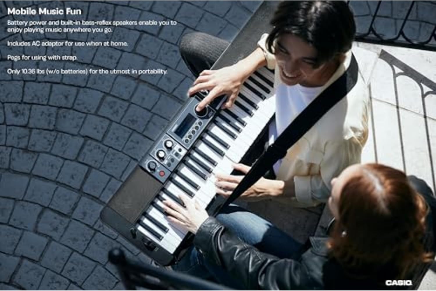 image:imageCasio Casiotone CTS500 61Key TouchResponsive Portable Keyboard 800 AiX Tones DSP Effects Bluetooth MIDIAudio 6Track Recorder USB Line Outs Casio Music Space App GigReady amp CompactKeyboard