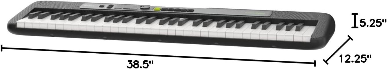 image:imageCasio Casiotone LKS250 61Key Lighted Portable Keyboard Touch Response Key Lighting System 400 Tones Dance Music Mode 60 Songs 4Stage Lesson SystemKeyboard Only