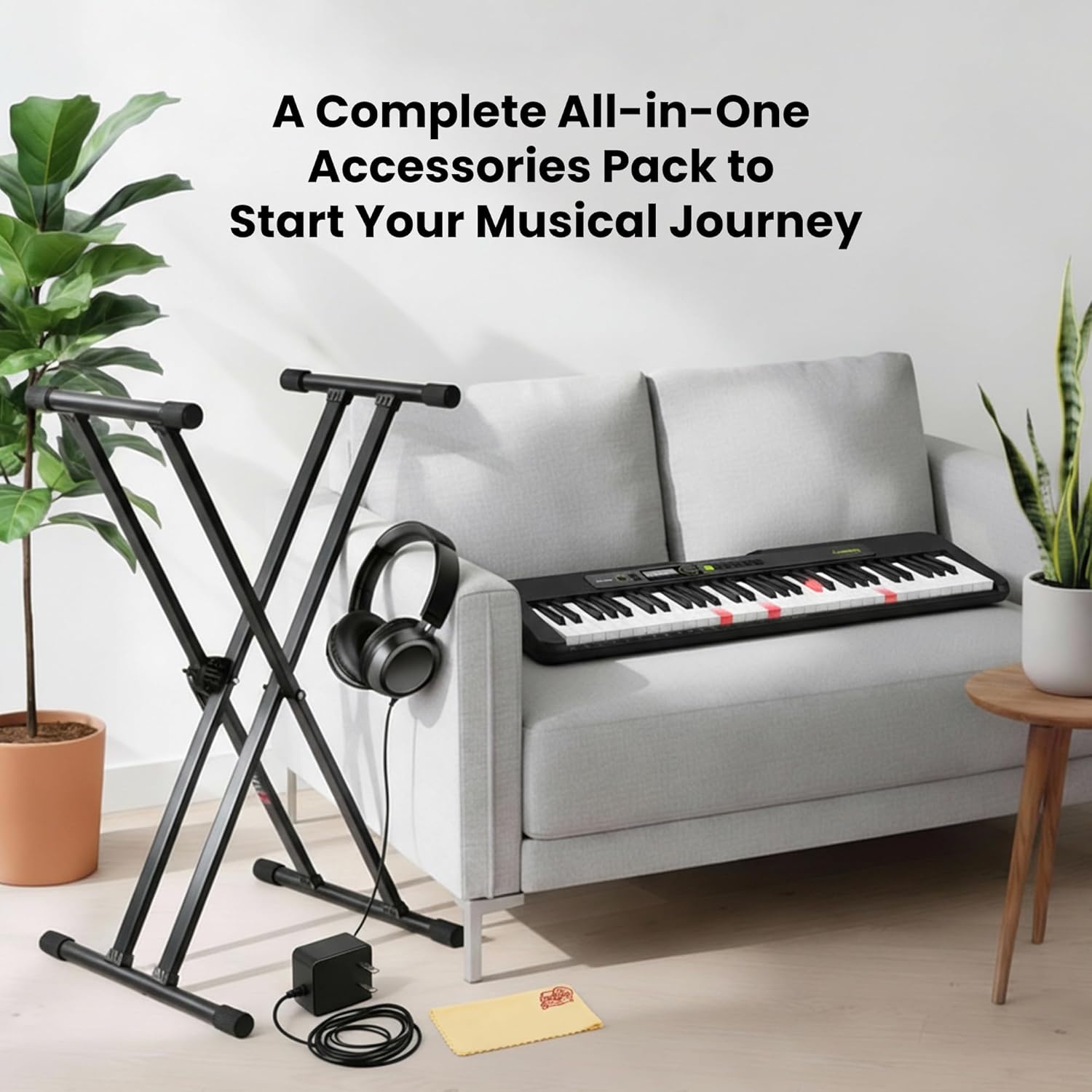 image:imageCasio Casiotone LKS250 61Key Lighted Portable Keyboard Touch Response Key Lighting System 400 Tones Dance Music Mode 60 Songs 4Stage Lesson SystemPremium Pack