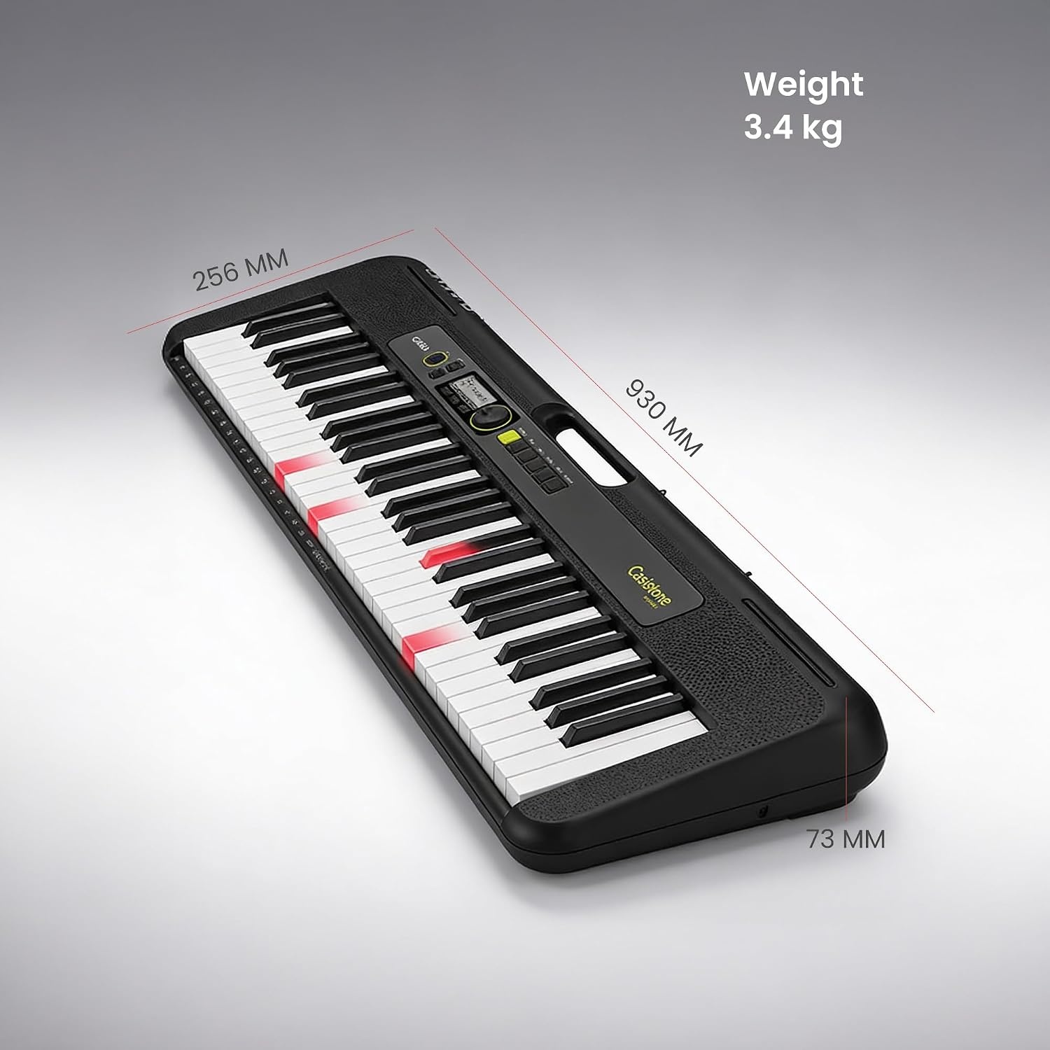 image:imageCasio Casiotone LKS250 61Key Lighted Portable Keyboard Touch Response Key Lighting System 400 Tones Dance Music Mode 60 Songs 4Stage Lesson SystemPremium Pack