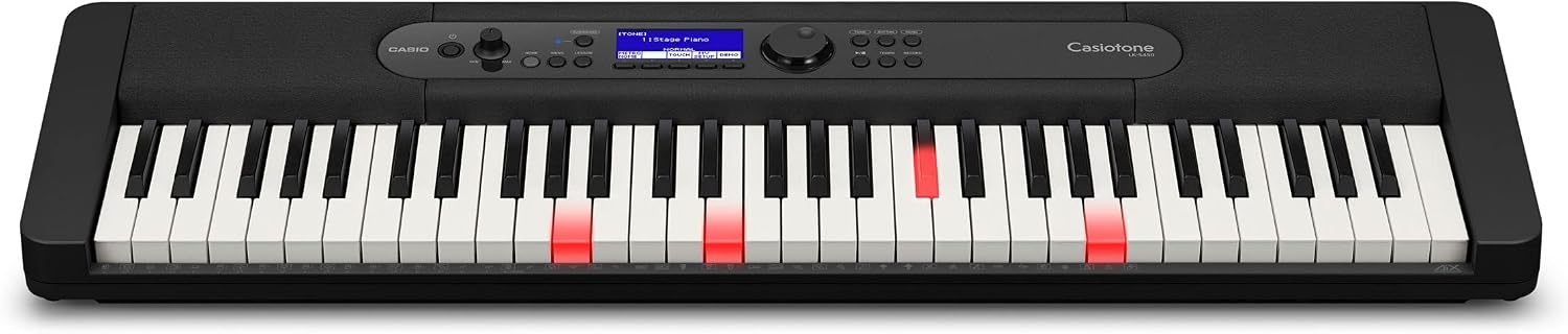 image:imageCasio Casiotone LKS450 61Key TouchResponsive Portable Keyboard with Key Lighting System 600 Tones 200 Rhythms StepUp Lessons USBMIDI Surround Sound Chordana App CompatiblePremium Pack