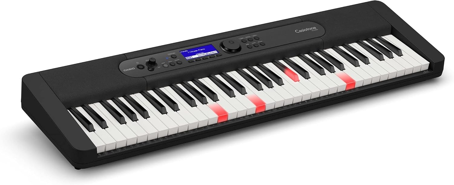 image:imageCasio Casiotone LKS450 61Key TouchResponsive Portable Keyboard with Key Lighting System 600 Tones 200 Rhythms StepUp Lessons USBMIDI Surround Sound Chordana App CompatibleEducational Pack