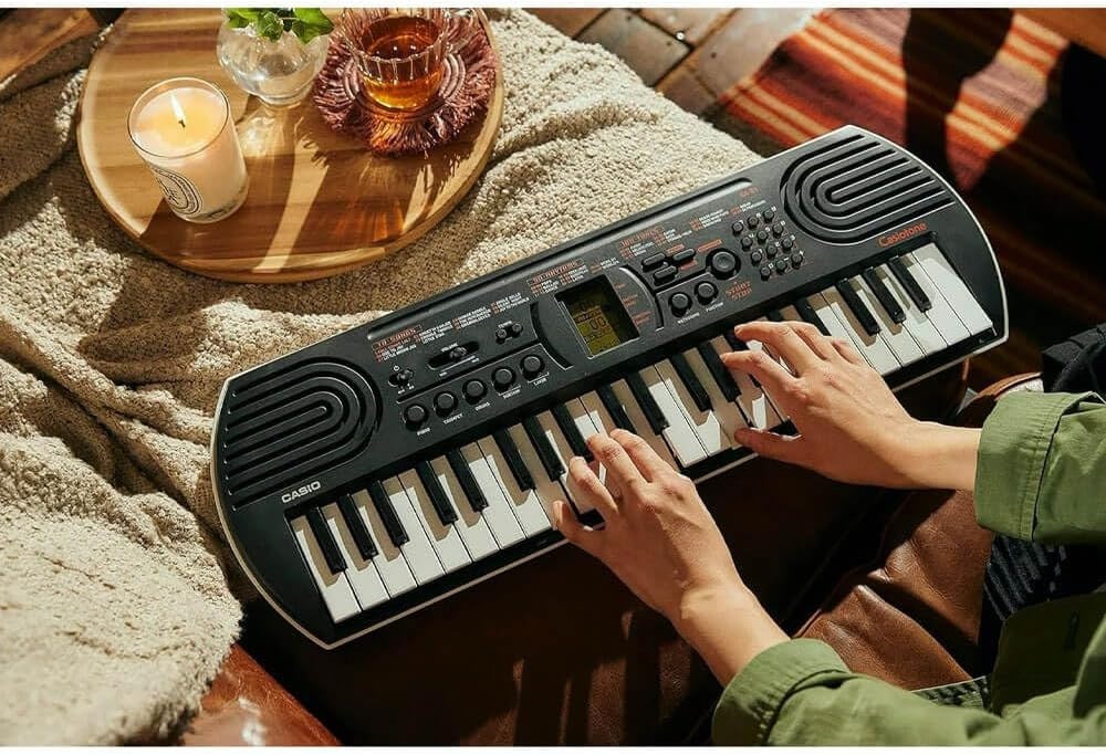 image:imageCasio Casiotone SA81 Compact Keyboard with 100 Tones amp 50 Rhythms Fun for Beginners Great for Music Practice and Learning