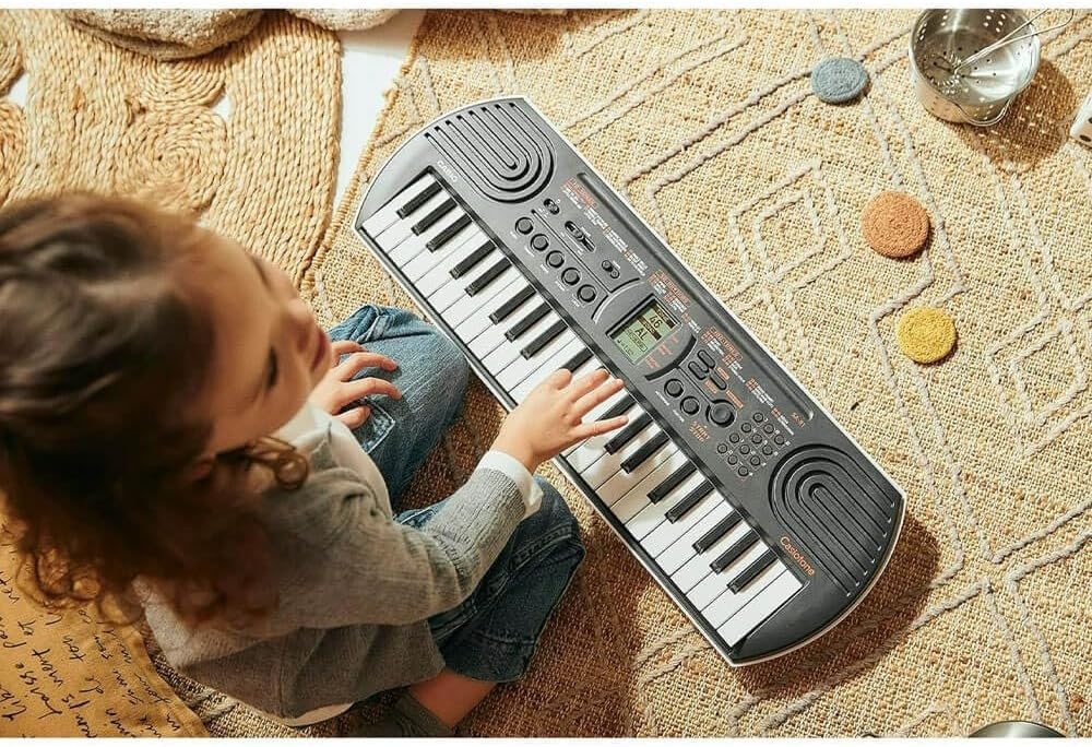 image:imageCasio Casiotone SA81 Compact Keyboard with 100 Tones amp 50 Rhythms Fun for Beginners Great for Music Practice and Learning