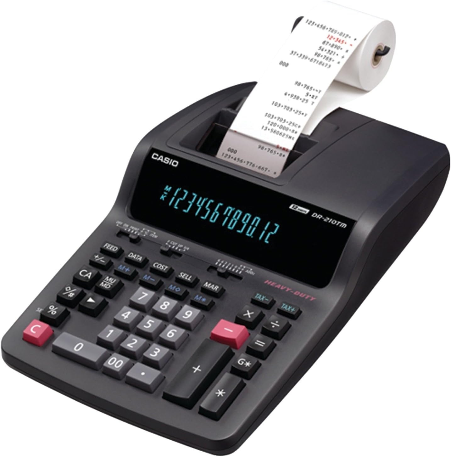 image:imageCasio DM1200BM Business Desktop Calculator with CostSellMargin amp Tax Keys ExtraLarge 12Digit Display Kickstand Ideal for Office amp Finance Use SilverCalculator