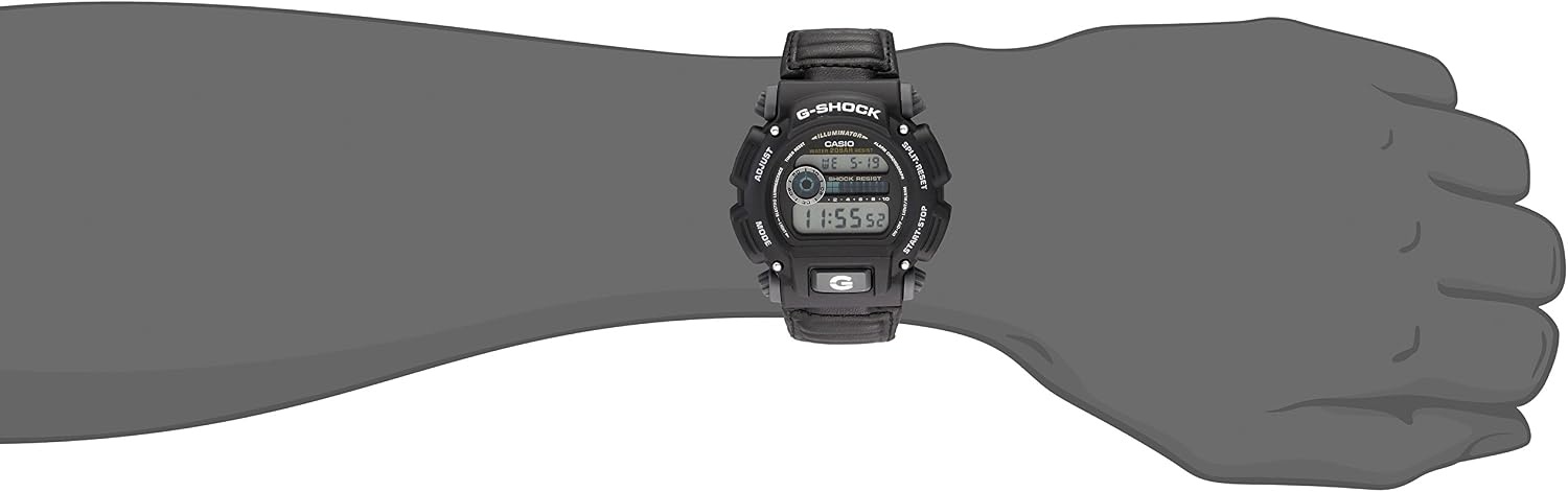 image:imageCasio DW9052 Series Mens Digital Watch GShock 1100 SEC Stop Watch Countdown Timer LED Light 200M WR Shock Resistant Multi Alarm Auto Calendar Dual Time 2 Yr BattMulti