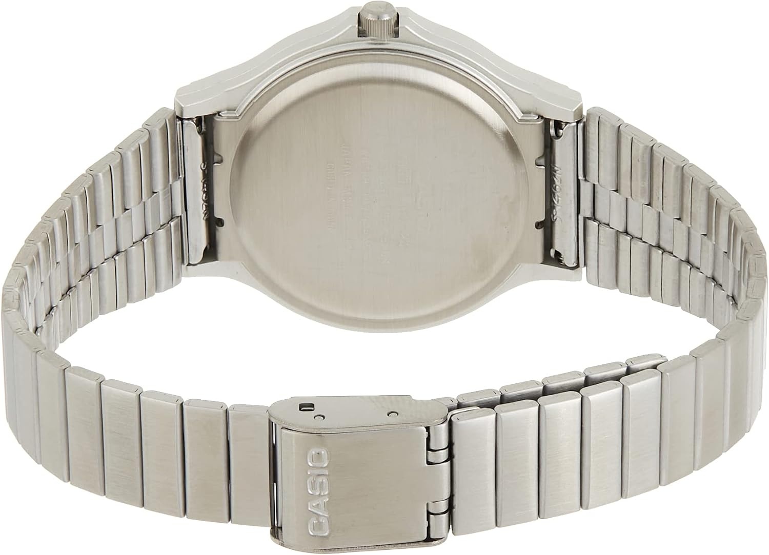 image:imageCasio MQ24 Series Quartz Analog Watch for Men Water Resistant Resin Case Resin Band Resin Glass Three Hand Analog HR Min SEC Classic Casio Design 3 Year BatterySilver