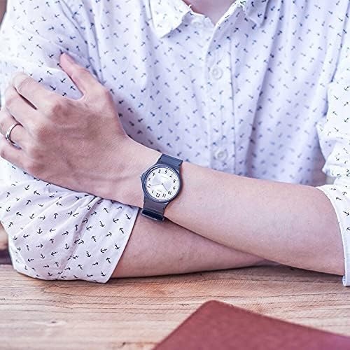 image:imageCasio MQ24 Series Quartz Analog Watch for Men Water Resistant Resin Case Resin Band Resin Glass Three Hand Analog HR Min SEC Classic Casio Design 3 Year BatteryBlackWhite