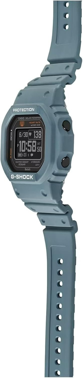 image:imageCasio Mens GShock Move DWH5600 Series Multisport Run Walking Gym Workout Heart Rate WatchDolphin Blue