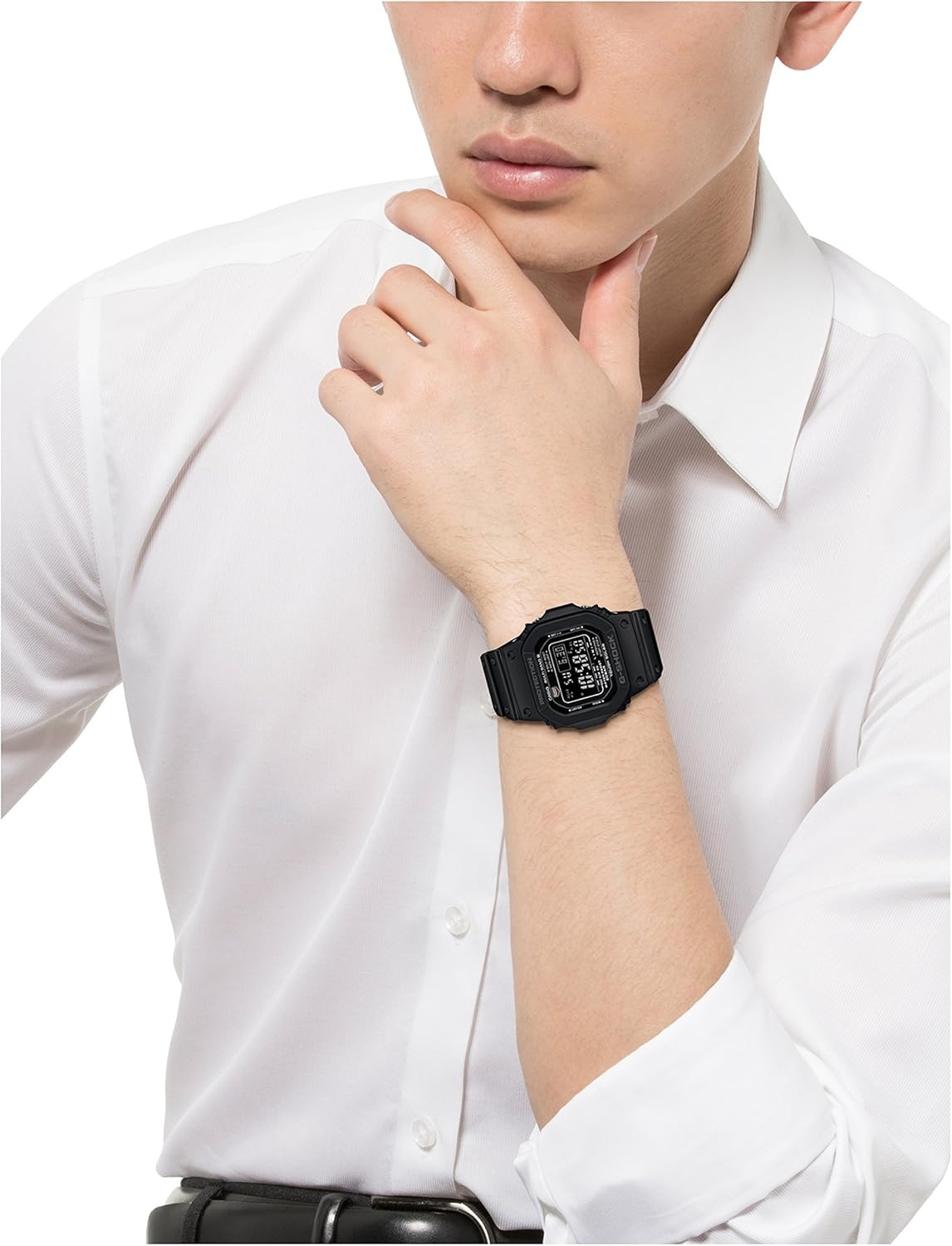 image:imageCasio Mens GWM56101BJF GShock Solar Digital Multi Band 6 Black Watch