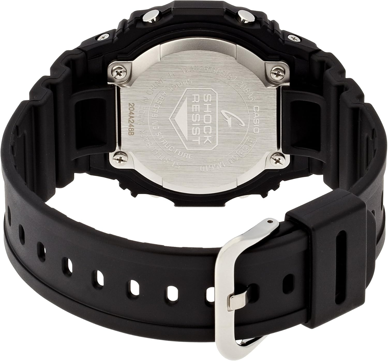 image:imageCasio Mens GWM56101BJF GShock Solar Digital Multi Band 6 Black Watch