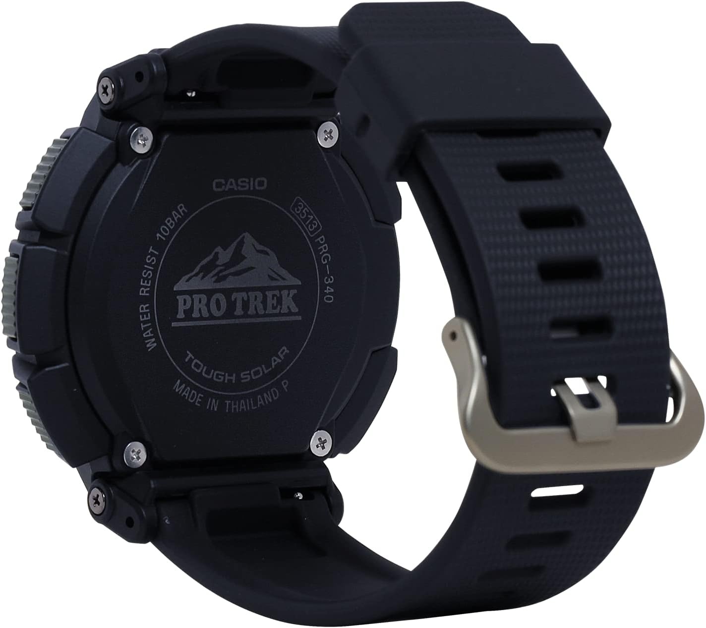 image:imageCasio PRG340 Series Pro Trek 100 Meter Water Resistance Compass AltBaroThermo Tough Solar Power 1100 SEC Stopwatch Countdown Timer World TimeBlack