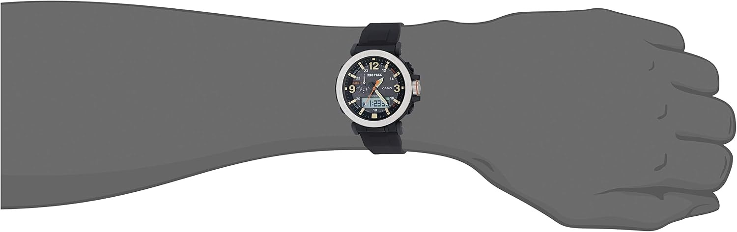 image:imageCasio PRG600 Series Pro Trek 100M WR 1100 SEC Stop Watch CompassAltBaroThermo Tough Solar PowerAtomic Timekeeping 1100 SEC Stopwatch Countdown Timer World TimeBlack