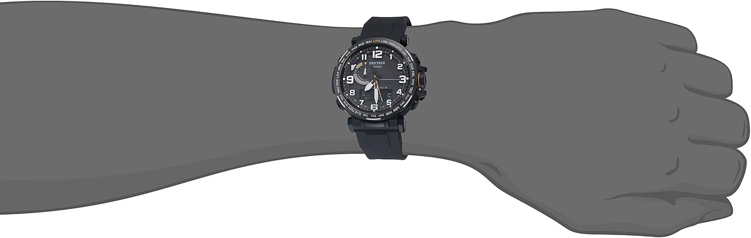 image:imageCasio PRW6600Y Series Pro Trek 100M WR Compass AltBaroThermo Tough Solar Power Atomic Timekeeping 1100 SEC Stopwatch Countdown Timer World TimeBlack