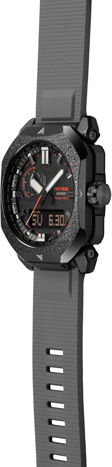 image:imageCasio PRW6900BF Series Pro Trek 100M WR 1100 SEC Stop Watch CompassAltBaroThermo Tough Solar PowerAtomic Timekeeping 1100 SEC Stopwatch Countdown Timer World TimeBlack