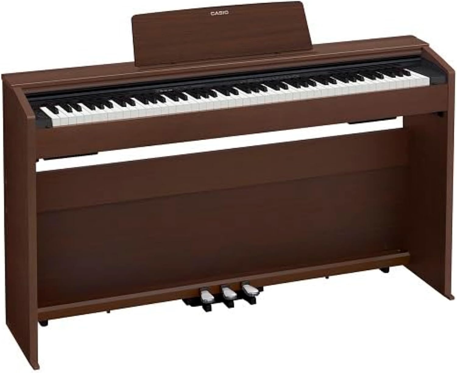 image:imageCasio Privia PX870 88Key Weighted Console Digital Piano TriSensor II Scaled Hammer Action Keys Elegant Design Powerful 40W 4Speaker Sound Concert Play USBMIDI WhiteBrown
