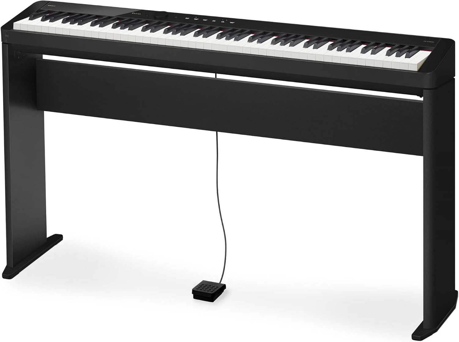 image:imageCasio Privia PXS5000 Portable Digital Piano with 88 Hybrid Weighted Keys 23 Tones Touch Sensor Controls Sustain Pedal Bluetooth USB AC Adapter 16W Speakers Gloss Black Finish PXS5000BK