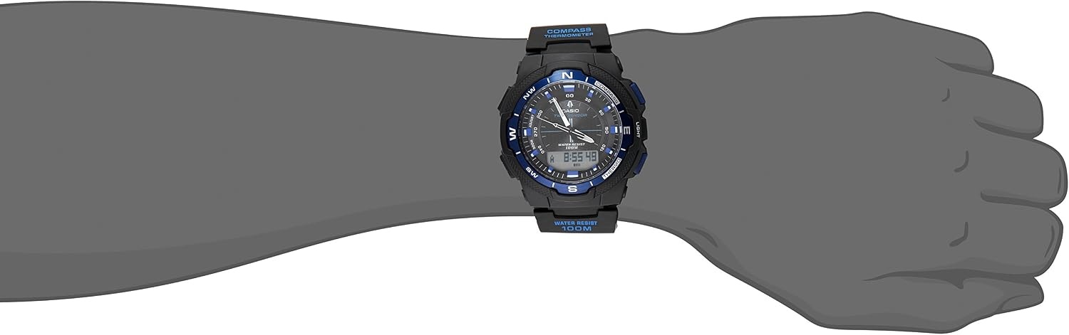 image:imageCasio Sports JapaneseQuartz Watch with Resin Strap Black 18 Model SGW500H2BV