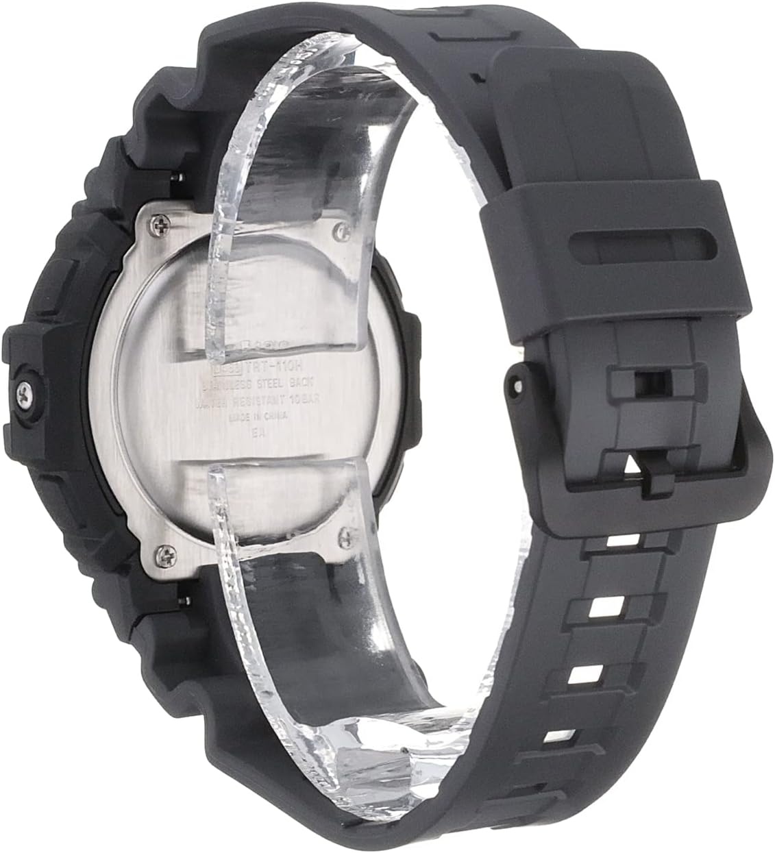 image:imageCasio TRT110H Series Digital Watch 100M WR 1100 SEC Stop Watch LED Light Mud Resistant Low Temp Resistant Auto Calendar Dual Time VibrationDaily Alarm 10 Year BatteryBlack