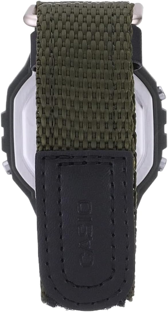 image:imageCasio W218H Series Mens Digital Watch 50M WR 1100 Second Stopwatch 100 SEC Chronograph LED Backlight Countdown Timer Daily Alarm Hourly Time Signal 7 Year BatteryBlackGreen