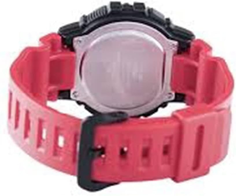image:imageCasio WS1300H Series Digital Watch 100 Meter Water Resistance LED Backlight 1100 SEC Stopwatch Tide Graph Coundtown Timer LED Light Multi Function Alarms 10 Year BatteryRed
