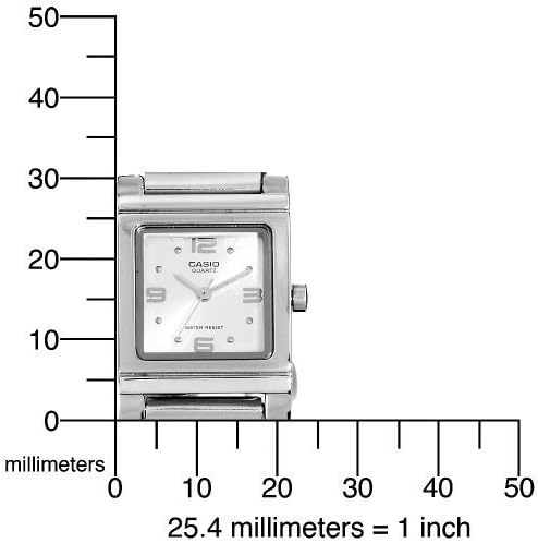 image:imageCasio Womens LTP1237D7A SilverTone Shell White Dial Watch