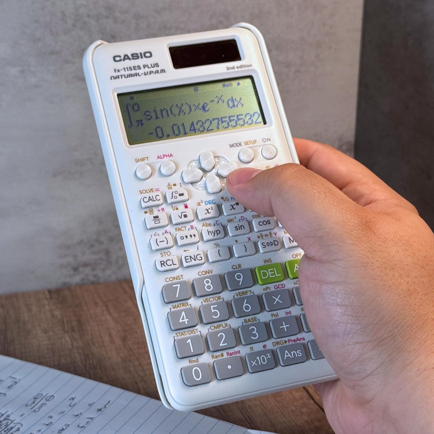 image:imageCasio fx115ES Plus 2nd Edition Advanced Scientific Calculator 280 Functions Natural Textbook Display Ideal for Math Science Engineering amp StatisticsCalculator