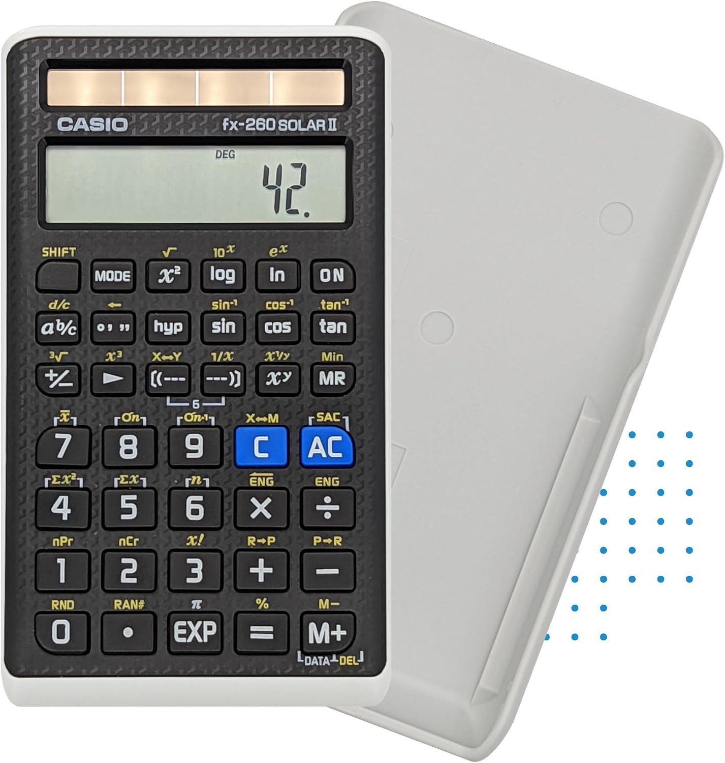 image:imageCasio fx260 Solar II Scientific Calculator 10Digit Display Fraction amp Trig Functions Ideal for Middle School High School Math Algebra Trigonometry Solar PoweredBlack