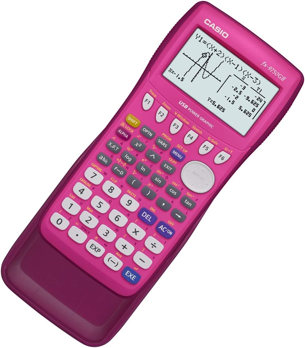 image:imageCasio fx9750GII Graphing Calculator Pink FX9750GIIPKPink