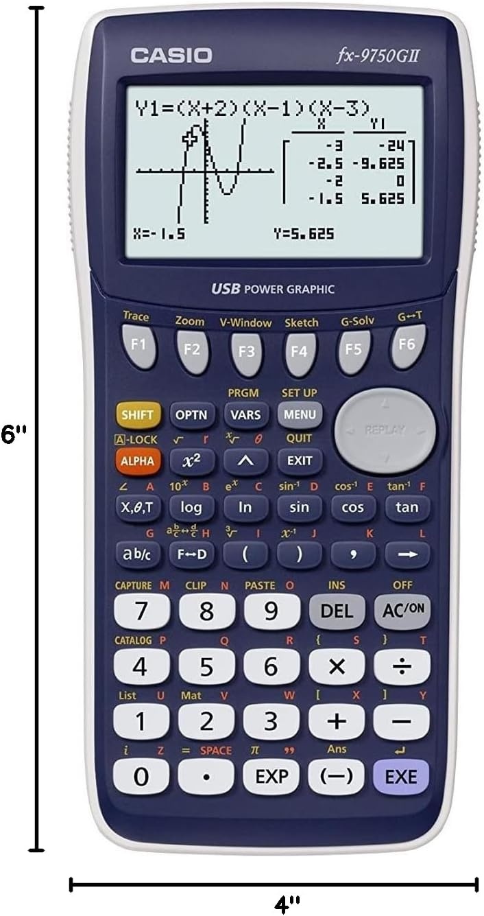 image:imageCasio fx9750GII Graphing Calculator Pink FX9750GIIPKWhiteBlue