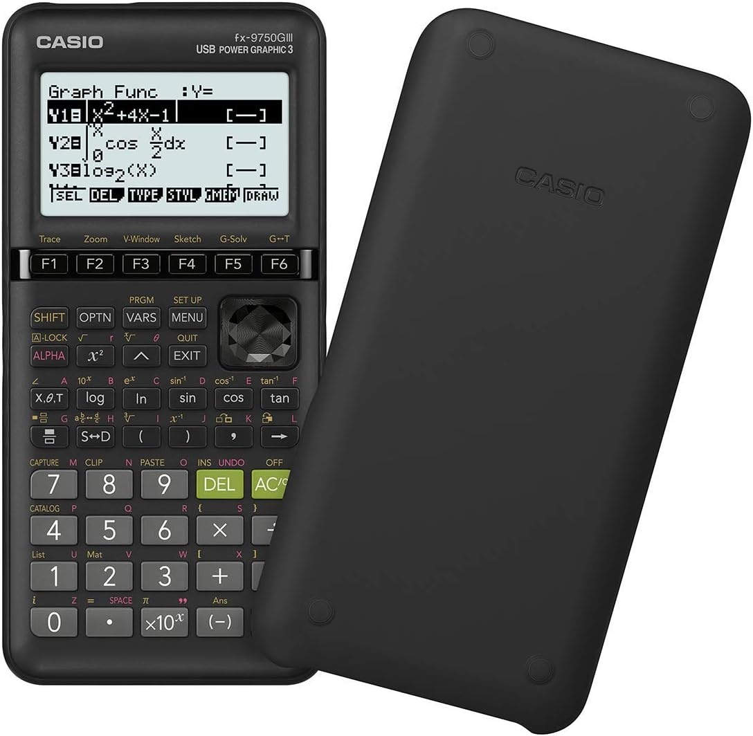 image:imageCasio fx9750GIII Graphing Calculator Natural Textbook Display Python Programming Ideal for Exams STEM amp Advanced Math BlackBlack