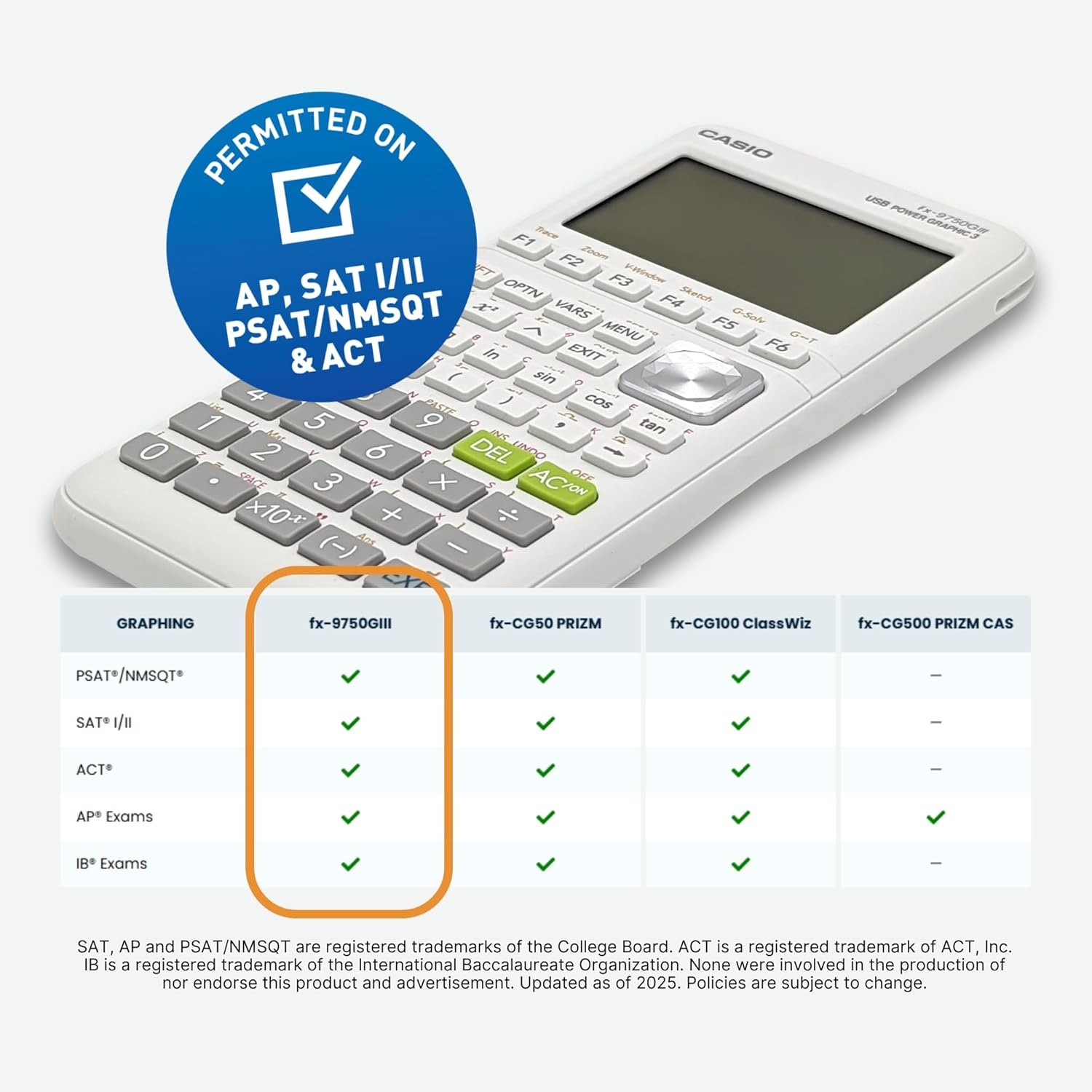 image:imageCasio fx9750GIII Graphing Calculator Natural Textbook Display Python Programming Ideal for Exams STEM amp Advanced Math BlackWhite