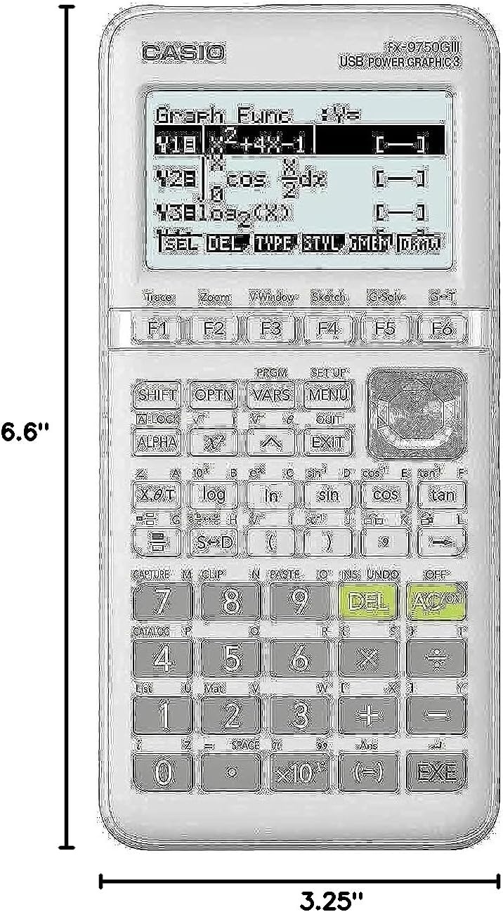 image:imageCasio fx9750GIII Graphing Calculator Natural Textbook Display Python Programming Ideal for Exams STEM amp Advanced Math BlackWhite